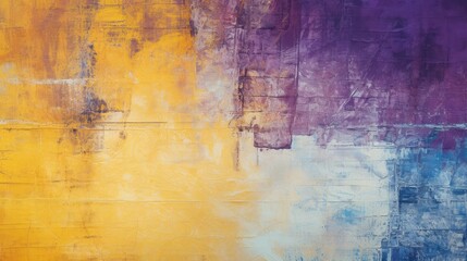 Abstract old background with rough grunge texture. With different color patterns brown; yellow (beige); blue; purple (violet)