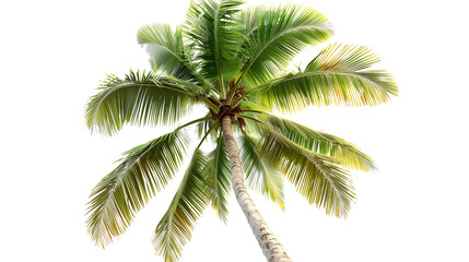 Fototapeta na wymiar palm tree isolated , generative ai 