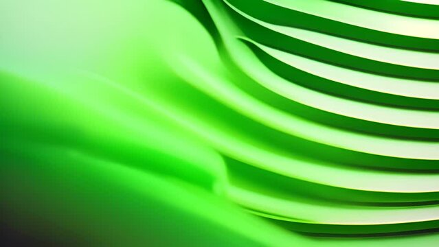 Vibrant Green Leaf Generative AI