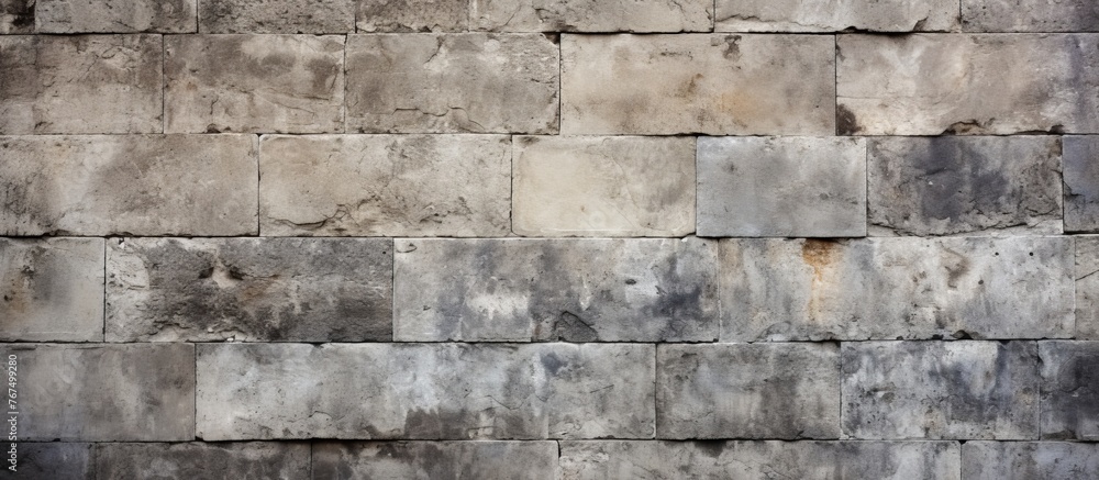 Poster an artistic closeup of a rectangular brick wall showcasing the intricate pattern of beige bricks. th