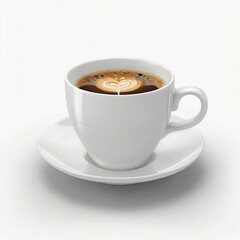 Copa de café, cup of coffe. AI Generative - obrazy, fototapety, plakaty