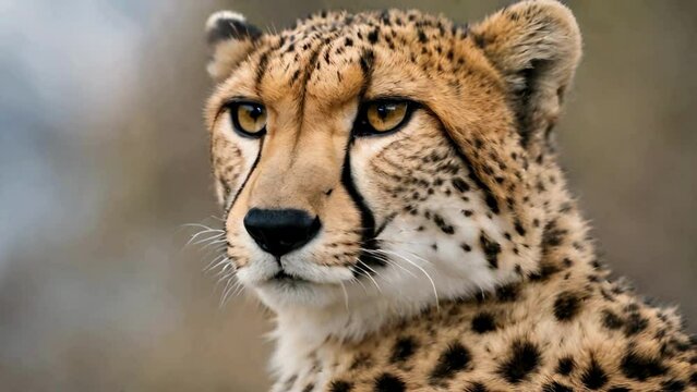 portrait of a cheetah
