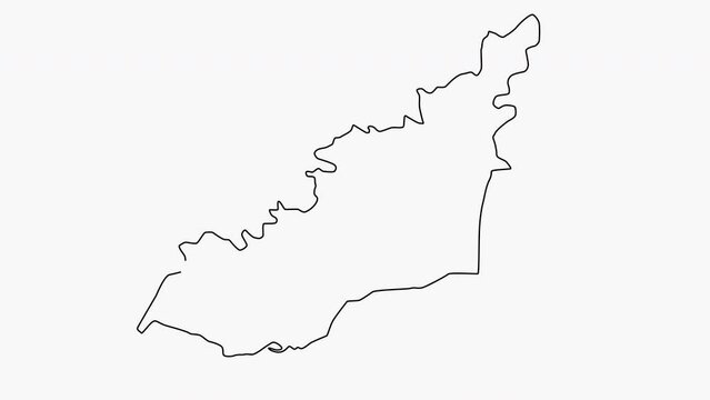 sketch map of Lahij in Yemen
