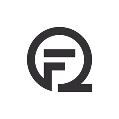 FQ letter logo icon vector illustration