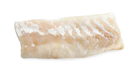  Fresh raw cod fillet isolated on white © New Africa