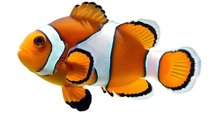 nemo fish isolated in white background