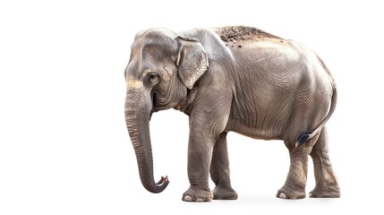 Obraz premium elephant isolated on white