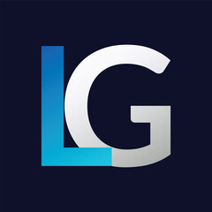 LG Letter logo design vector template.