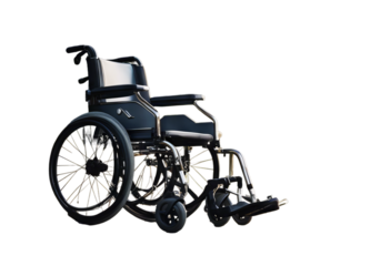 wheelchair isolated on white background