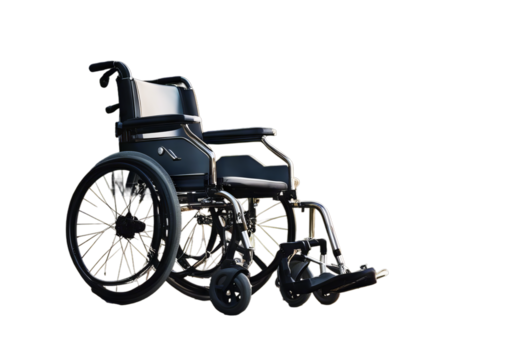 wheelchair isolated on white background
