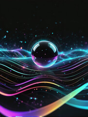 Technology/cyber/digital background wallpaper 