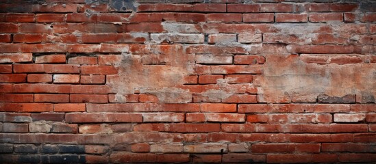 A detailed closeup of a brick wall showcasing the intricate patterns and textures created by the composite material. The art of brickwork highlights the beauty of this natural building material