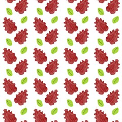 green leaf, Grapevine Orchard Seamless Pattern