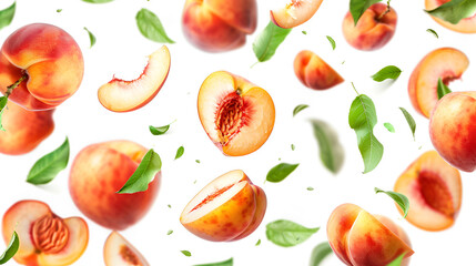 collection of peaches , generative ai