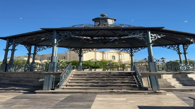 jardin principal de tonaya jalisco, y la parroquia de nuestra se&ntilde;ora de la asucion