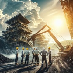 The Beauty and Challenges of Coal Mining Area