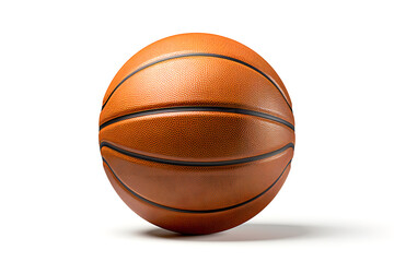 basketball ball on a white background. sports equipment