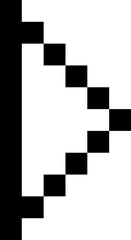 Pixel arrow