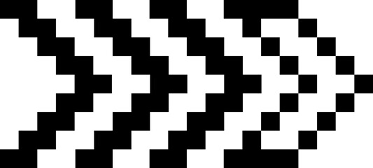 Fototapeta na wymiar Pixel arrow