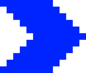 Fototapeta premium Pixel arrow