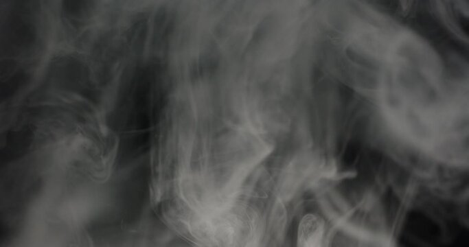 Intricate Dance Of Rising Smoke