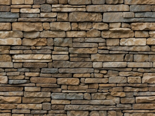 Wall with rectangular stones stacked on top of each other