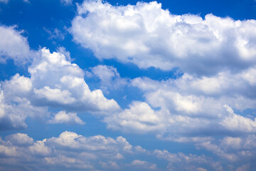 Blue sky and cloud in summer of tropical