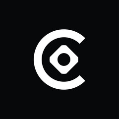 vector logo monogram design forming letters 