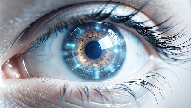 World's Eye: A Close-up View of Human Vision in Digital theme
