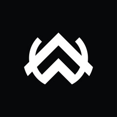 vector logo monogram design forming letters 