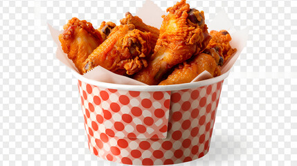 french fries in a basket , generative ai