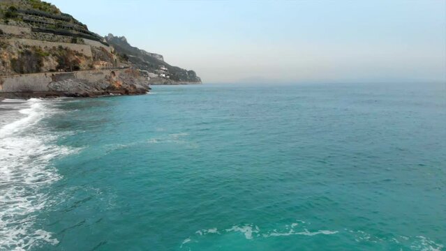 Sea view of Amalfi coast