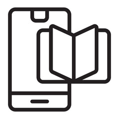 ebook line icon