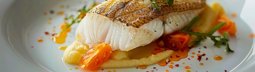 Extravagant flounder preparation