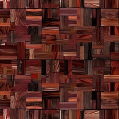 Mahogany wooden seamless pattern texture