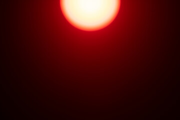 Infrared picture of the sun , at moon 