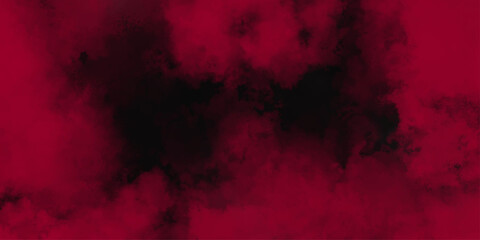 Melon Fog or smoke color isolated background for effect, text or copy space. Red color powder explosion on black background. Freeze motion of red dust particles splashing.