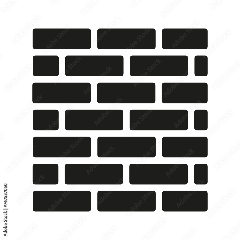 Poster brick pattern modern. geometric blocks abstract. seamless texture design. minimal art style. vector 