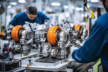 The Intricacies of Gearbox Production: A Detailed Snapshot of the Assembly Line and Its Workers