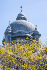 Temple in greenery