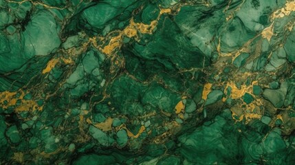 Fototapeta na wymiar Green Marble with golden texture background