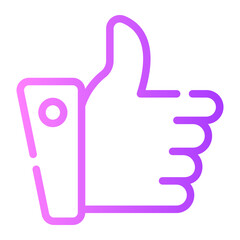 Obraz premium feedback Line Gradient Icon