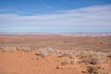 Peaceful Desert Vista, desert landscape in state