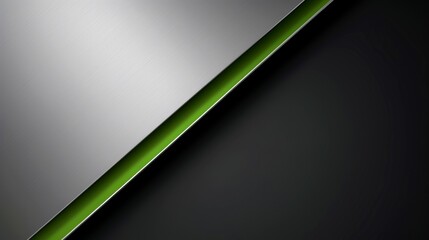 Modern dark green overlapping dimension line bar design, technological background - obrazy, fototapety, plakaty
