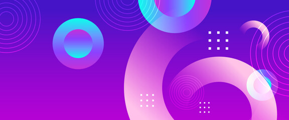 Purple violet and blue vector abstract gradient geometric shapes banner. For cover design, book design, poster, cd cover, flyer, website backgrounds or advertising