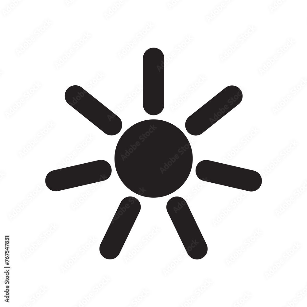 Poster the sun graphic vector deisgn