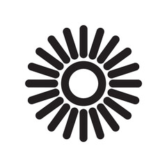 the sun graphic vector deisgn