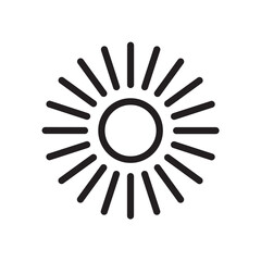 the sun graphic vector deisgn