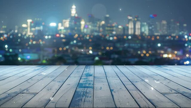 colorful lights from the capital and city light blur. seamless looping overlay 4k virtual video animation background