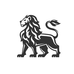 heraldic lion mascot symbol